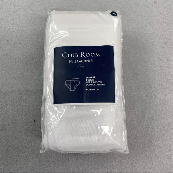 Club Room Other - Club Room Briefs Mens White Underwear 8 Pack